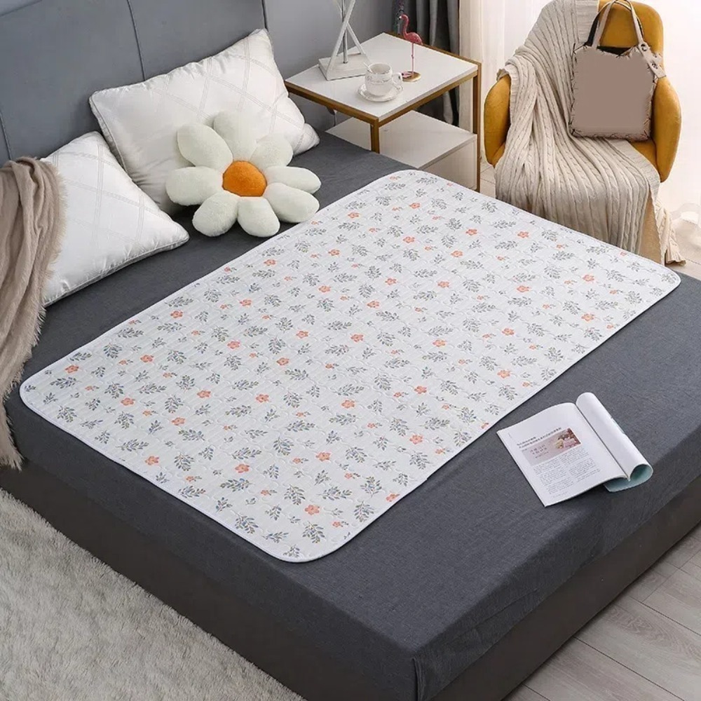 Baby Mattress Waterproof - ソフト防水ベビー尿マット洗える花柄寝具尿パッド通気性ベッドプロテクターおむつ幼児