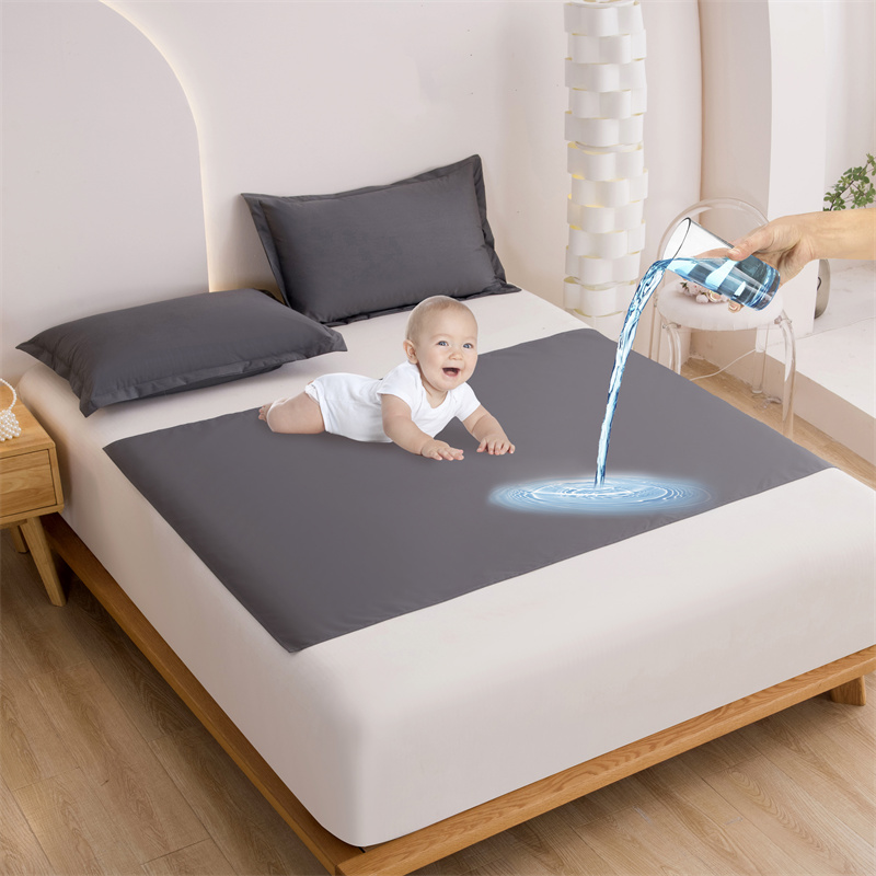 Baby Mattress Waterproof - ベッドフラットシート TPU 防水 SPA カップルマットレスカバー 大人用尿パッド