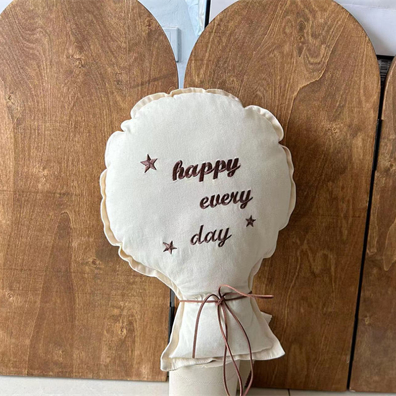 2 個綿刺繍バルーン壁掛け装飾品キッズルームかわいいデコ枕北 - Baby Nursery Embroidery のレビューと価格