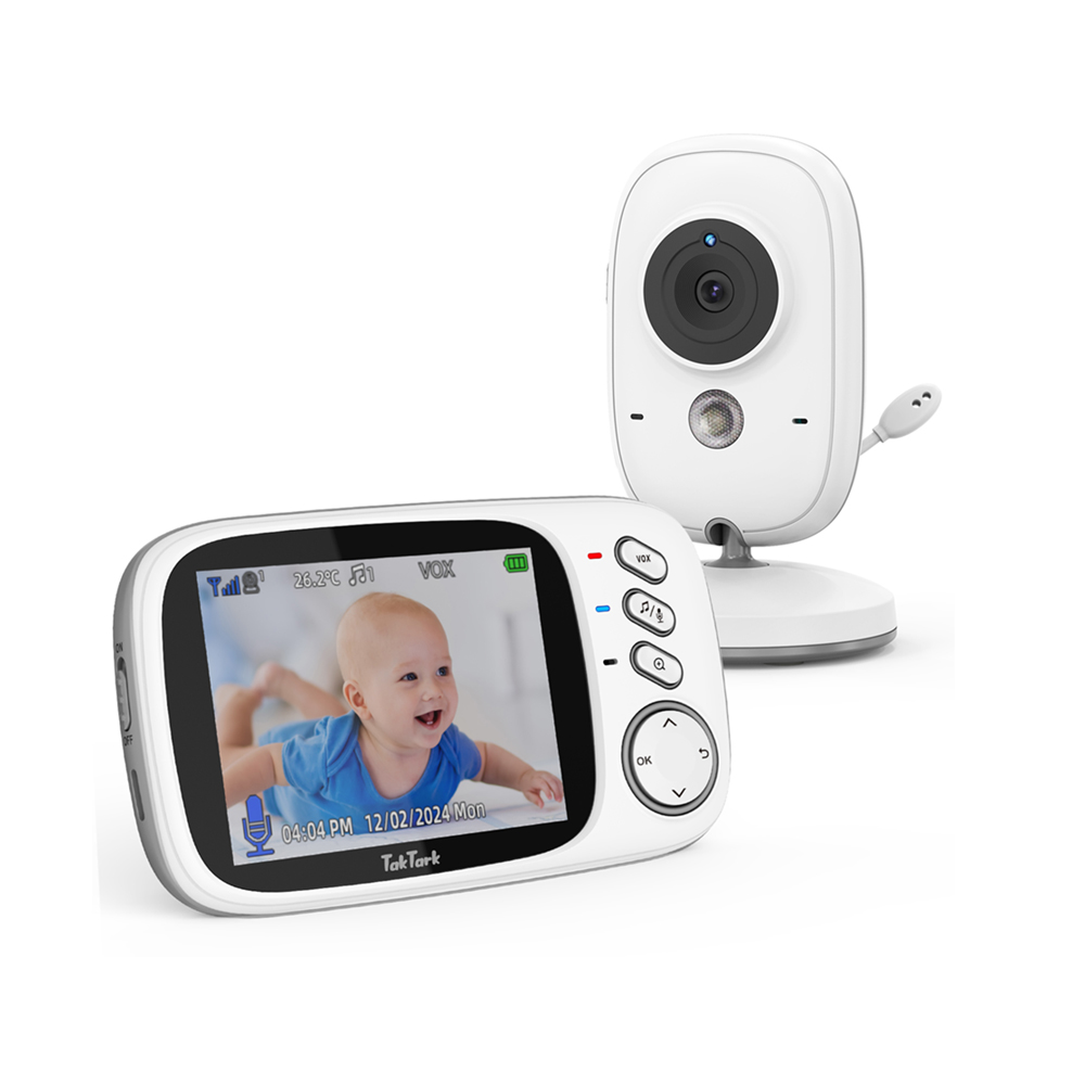 TakTark 3.2 インチ ワイヤレス ビデオ ベビーモ - Wearable Baby Monitor のレビューと価格