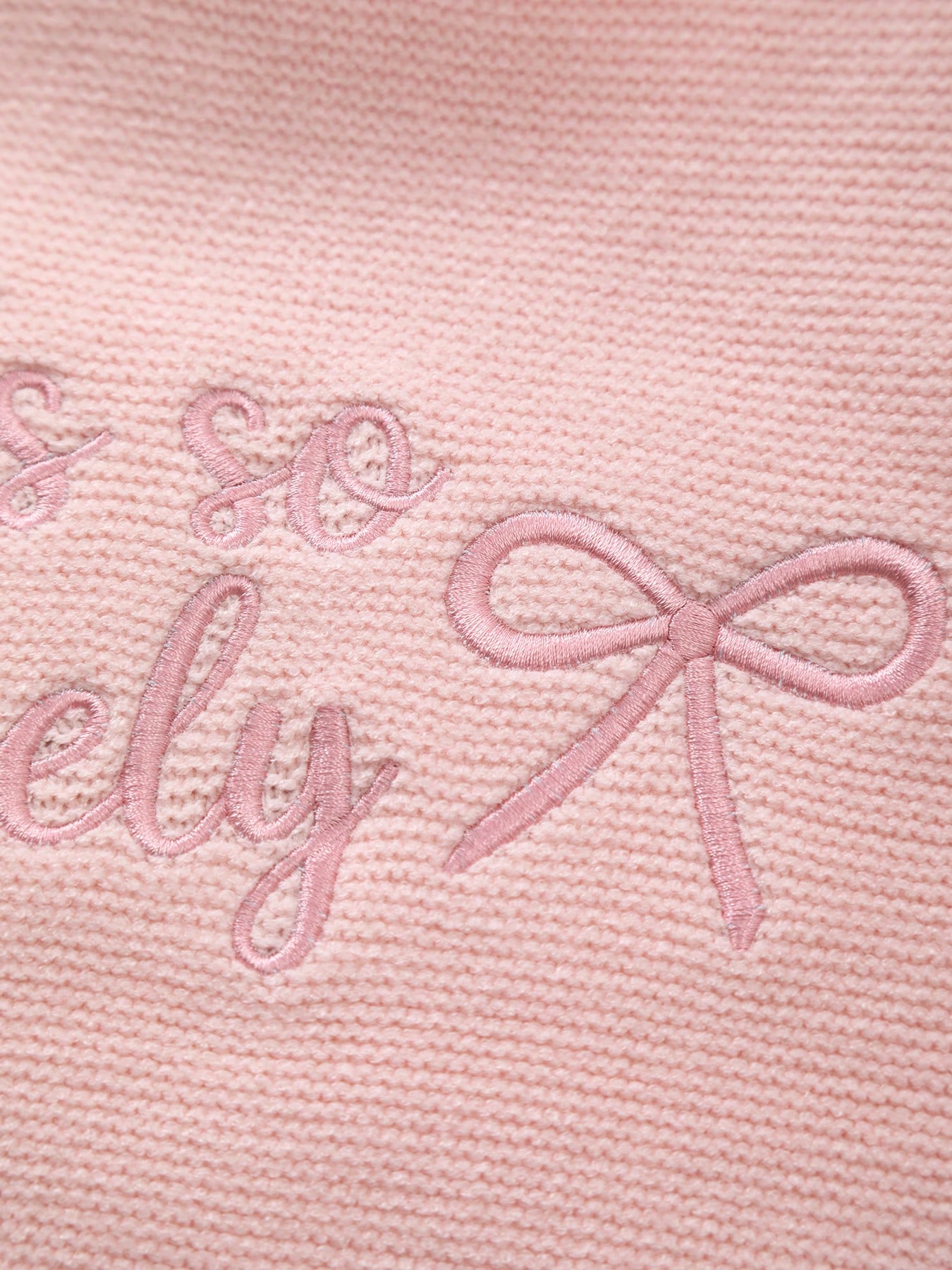 春と秋のベビーニットロンパース、甘いリボンと英語刺繍付き、ピ - Baby Nursery Embroidery のレビューと価格