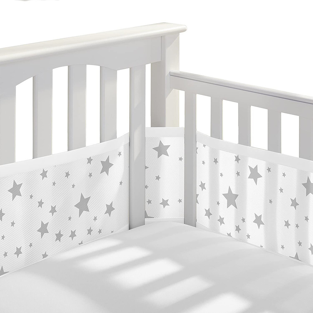 通気性のあるベビーベッドバンパー新生児寝具ベビールーム装飾ベ - Baby Nursery Glider のレビューと価格