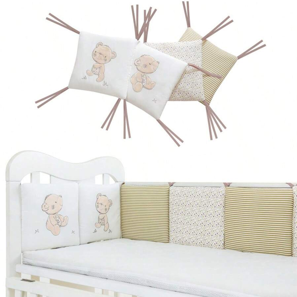 ベビーベッドプロテクターベビーベッドバンパーパッド 6 ピー - Baby Nursery Glider のレビューと価格