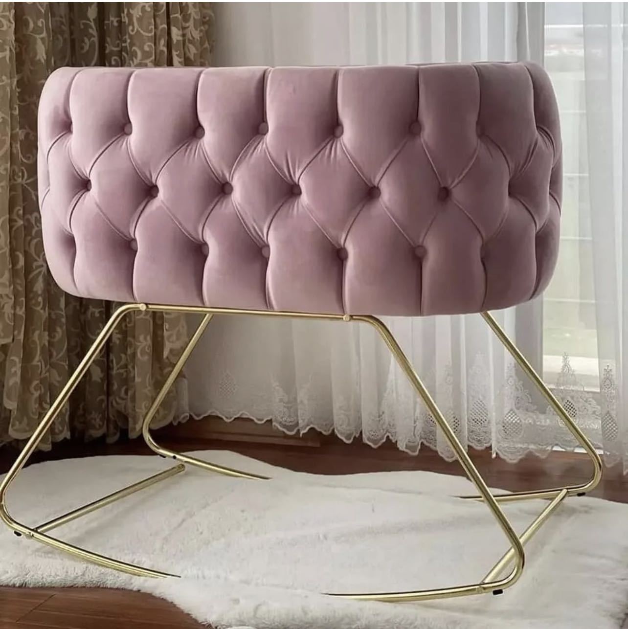 スイングベッドインターネット有名人イン風工場直接ベビークレー - Baby Nursery Glider のレビューと価格