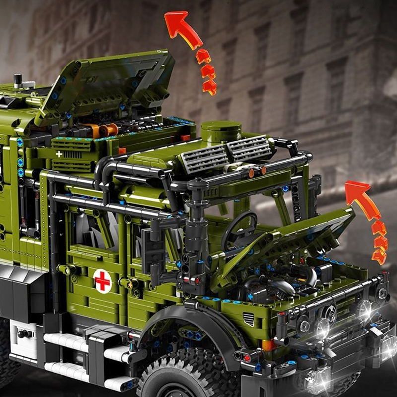 3850 個テクニカルリモコンオフロード救助車両ビルディング - Lego Set Technic のレビューと価格