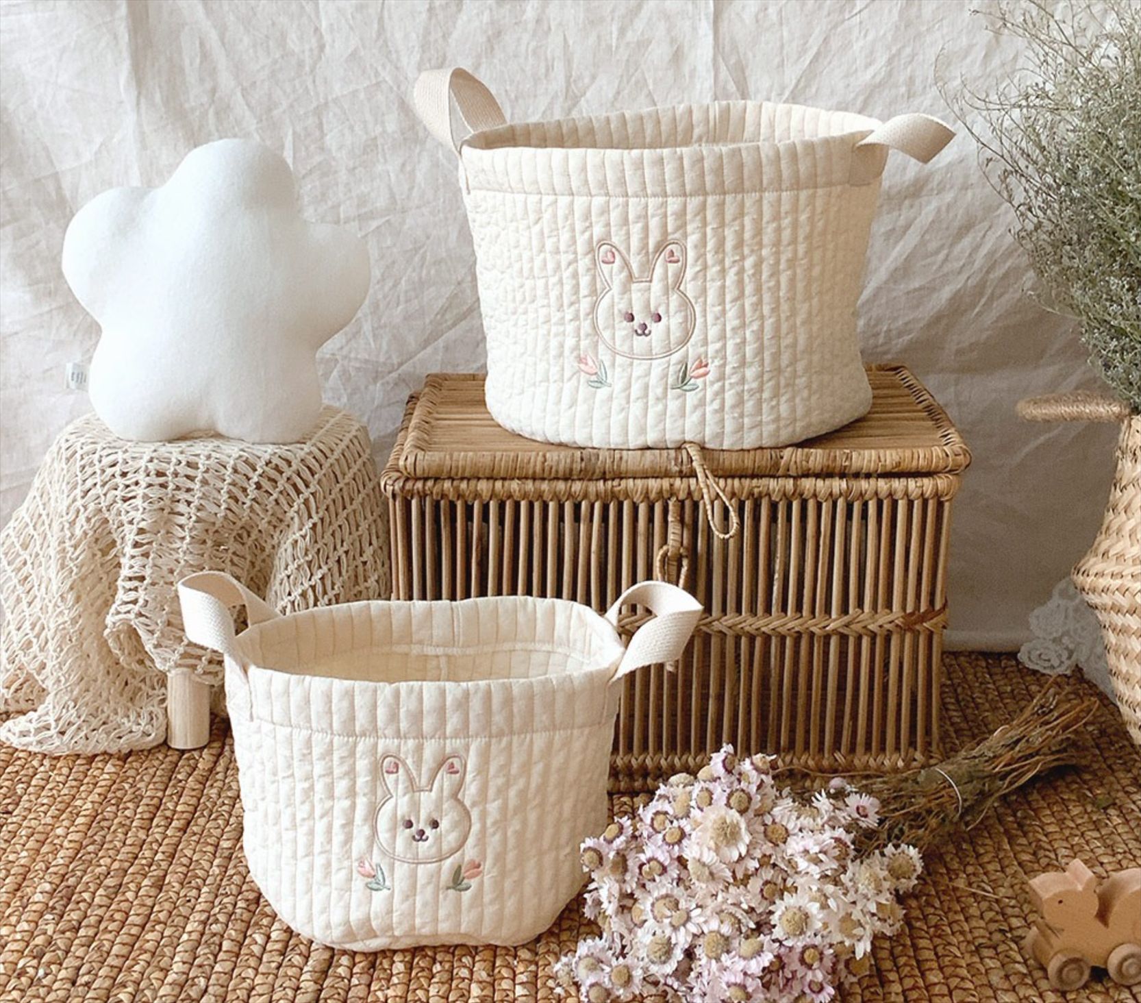 ベビーおむつ収納袋おもちゃブロックオーガナイザーバッグ寝具マ - Baby Nursery Embroidery のレビューと価格