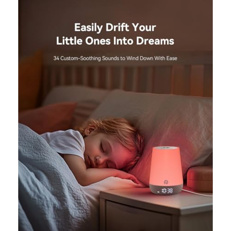 サウンドマシンベビー - ホワイトノイズサウンドマシンベビー - Sound Sleep Trainer Clock のレビューと価格