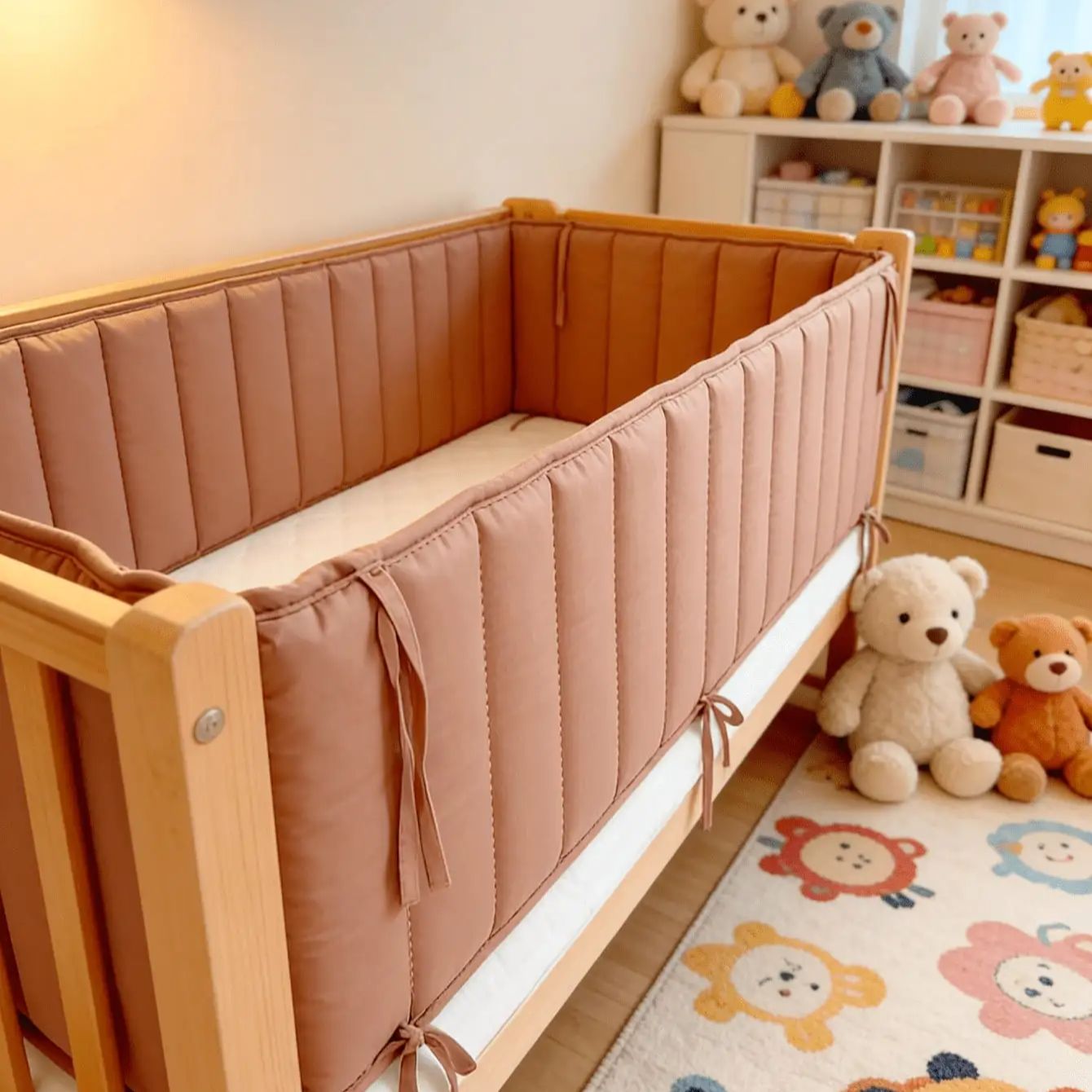 ベビーベッド用バンパー、柔らかい寝具用ベビーベッドバンパー、 - Baby Nursery Glider のレビューと価格