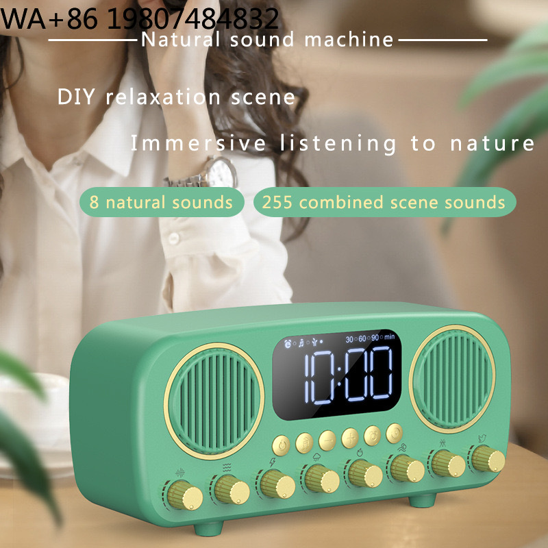 レトロデスクトップ睡眠トレーナー ワイヤレスオーディオスピー - Sound Sleep Trainer Clock のレビューと価格