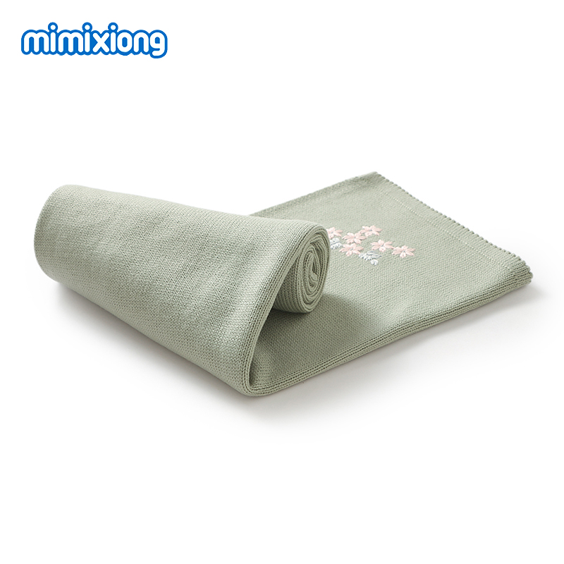 非常に柔らかい花柄の刺繍が施されたベビーブランケット,新生児 - Baby Nursery Embroidery のレビューと価格