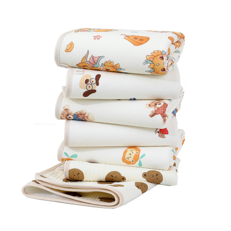 70 × 90 センチメートル赤ちゃん漫画洗える綿おむつパッ - Baby Mattress Waterproof のレビューと価格