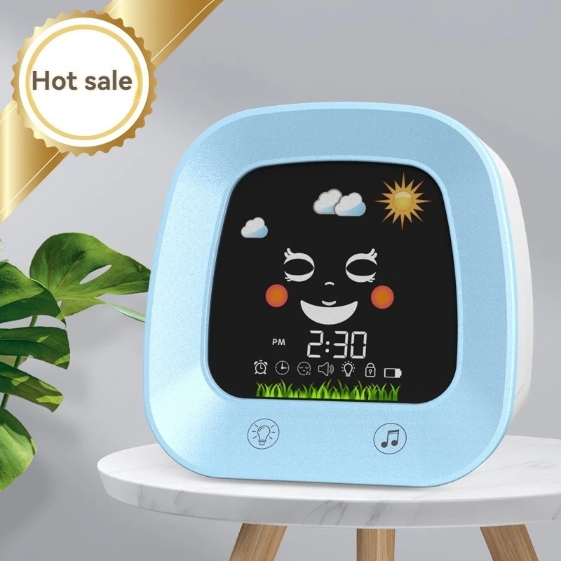 子供用睡眠トレーナー目覚まし時計 4色ナイトライトと睡眠サウ - Sound Sleep Trainer Clock のレビューと価格
